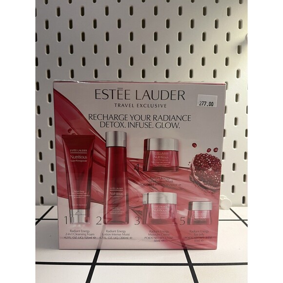 Estee Lauder Nutritious Super-Pomegranate Recharge Your Radiance Gift Set sealed - Picture 5 of 5